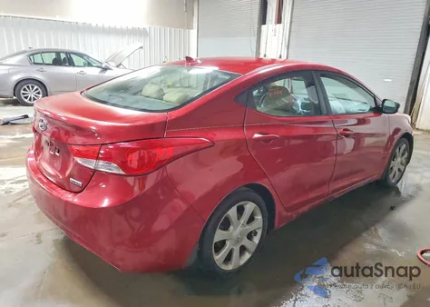 2012 Hyundai Elantra Gls z USA, uszkodzony, nr VIN KMHDH4AEXCU438982